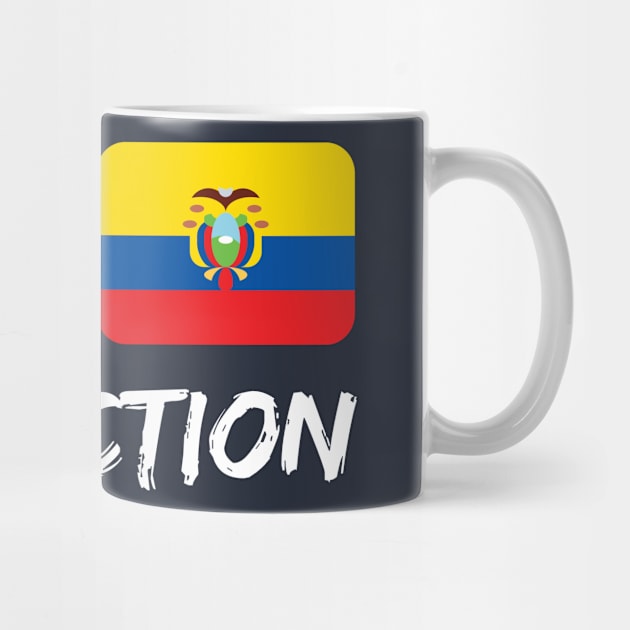 Chilean Plus Ecuadorian Perfection Mix Flag Heritage Gift by Just Rep It!!